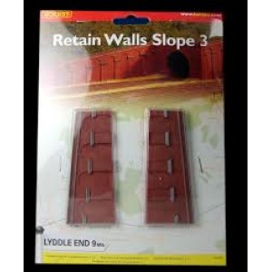 HORNBY N8707 RETAINING WALLS BRICK SL3