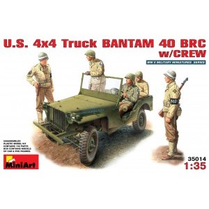 MINIART 35014 U.S.4X4 TRUCK BANTAM W/CREW