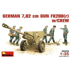 MINIART 35033 GERMAN 7,62 Nm GUN FK 288 W/CREW