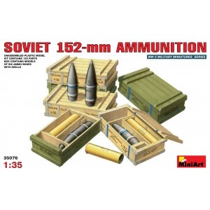 MINIART 35076 SOVIET 152-mm AMMUNITION