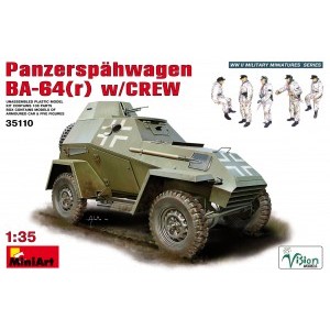 MINIART 35110 PANZERSPAHWAGEN BA-64 W/CREW