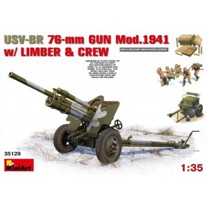 MINIART 35129 USV-BR 76 GUN MOD 1941 W/CREW