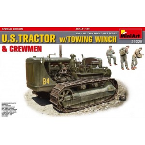 MINIART 35225 US TRACTOR W/TOWING WINCH&CREWMAN