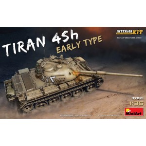 MINIART 37021 TIRAN 4 EARLY TYPE TANK  W/INTERIOR KIT