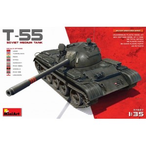 MINIART 37027 T-55 SOVIET MEDIUM TANK